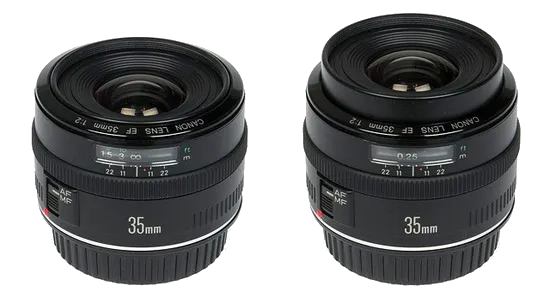 Восстановление переходных шлейфов Canon EF 35 f/2