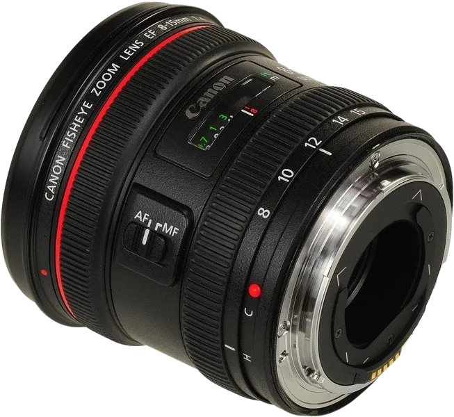 Восстановление переходных шлейфов Canon EF 8-15mm f/4.0L Fisheye USM