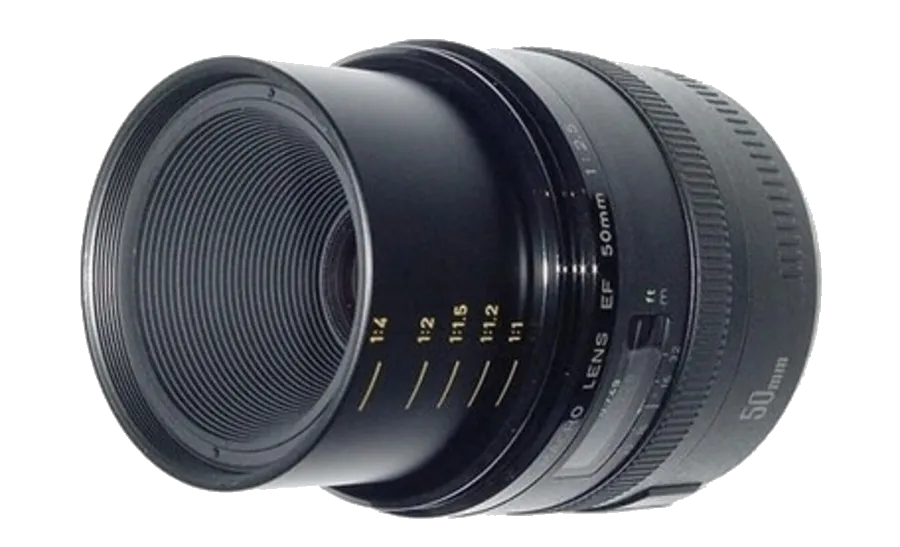 Восстановление переходных шлейфов Canon EF 50 f/2.5 Compact Macro