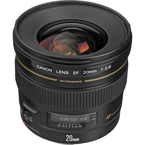 Восстановление переходных шлейфов Canon EF 20mm f/2.8 USM