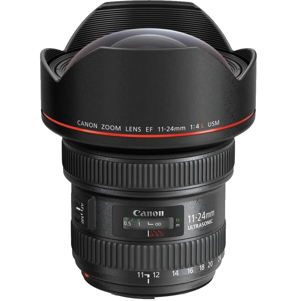 Восстановление переходных шлейфов Canon EF 11-24mm f/4L USM