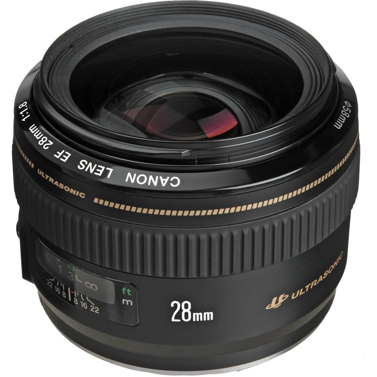 Восстановление переходных шлейфов Canon EF 28mm f/1.8 USM